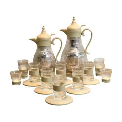 طقم ضيافة شاي وقهوة 20 قطعة