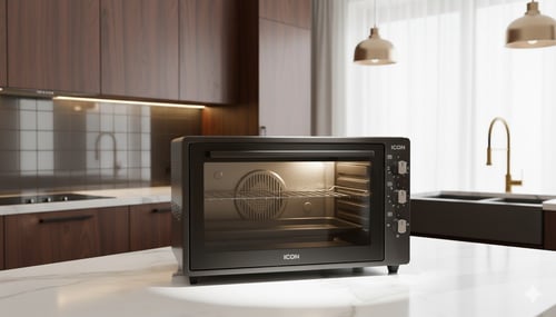 فرن كهربائي آيكون (ICQN) سعة 70 لتر - القوة والضخا...