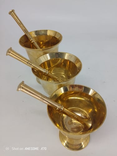 نجر نحاس طقم 3 حبه كبير