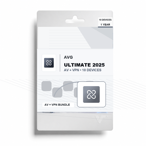 AVG Ultimate 2025 مع Secure VPN لمدة سنة - 10 أجهز...