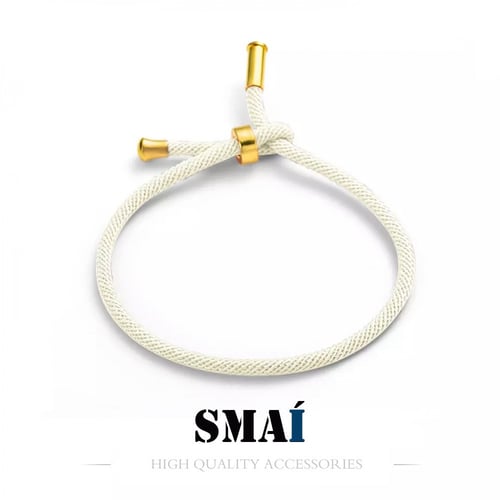 أسورة رجالي ونسائي بحبل قابلة للتعديل