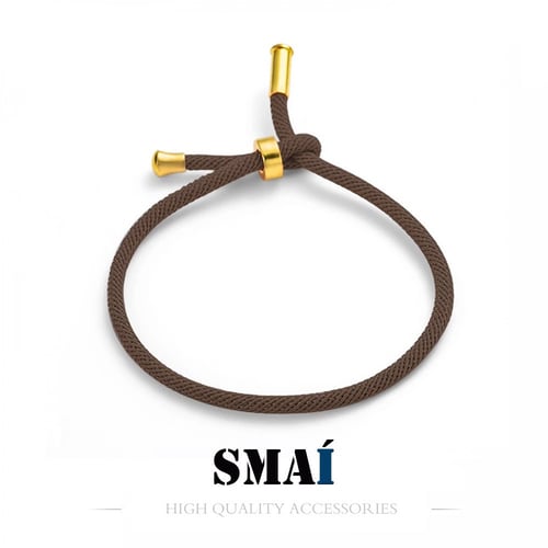 أسورة رجالي ونسائي بحبل قابلة للتعديل