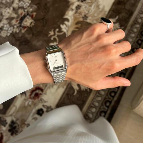 ساعة كاسيو ڤنتج - فضي