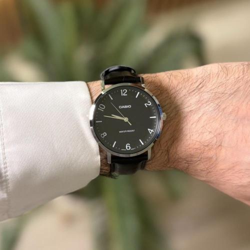 ساعة كاسيو MTP - جلد