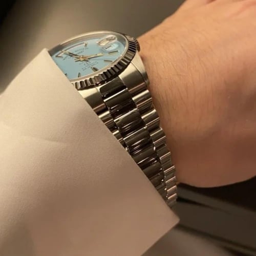 سساعة west end watch - jubilee fluted سماوي حجم ٣٧