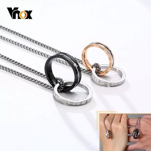 قلادة Love الدائرية