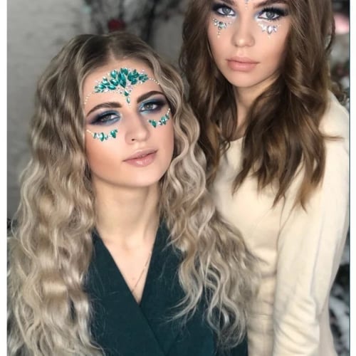 لصقات زينه للوجه