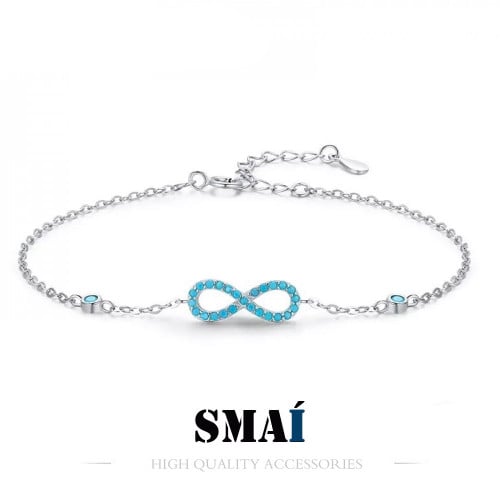 سواره موديانا - فضيه بقطع الفيروز الطبيعي