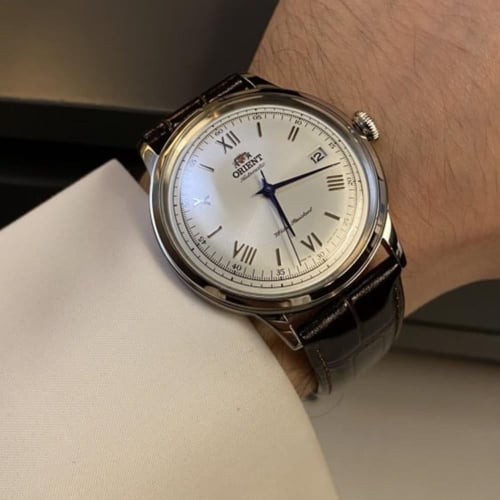 ساعة أورينت - بامبينو كلاسيك أبيض