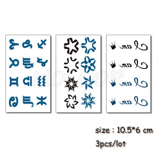 تاتو - وشم مؤقت رموز