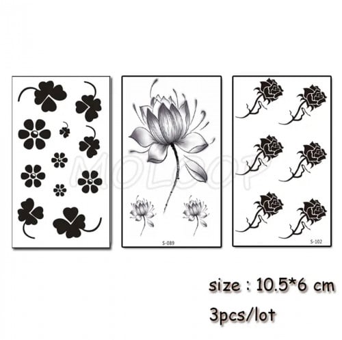تاتو - وشم مؤقت الزهر