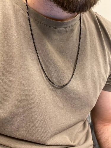 سلسال أسود من التيتانيوم الصلب