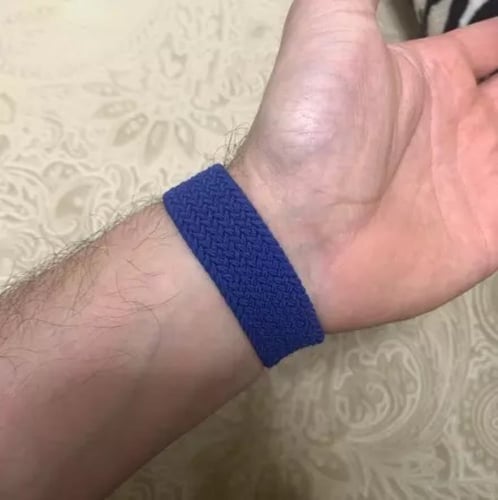 سوار ساعة ابل مضفرة من نسيج النايلون