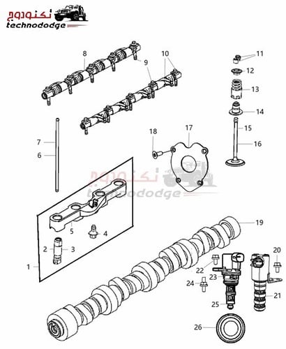 تكايات امامي 5.7 اصلي موبار 5038785AD