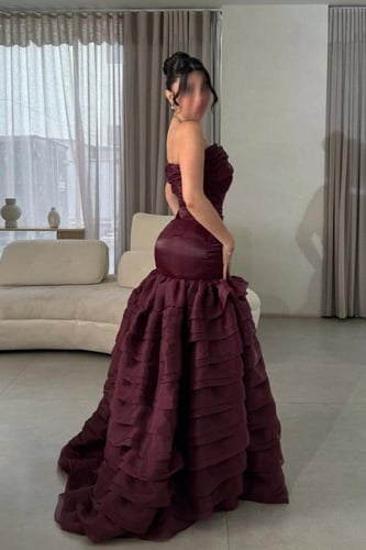 فستان توب للسهرة لونين