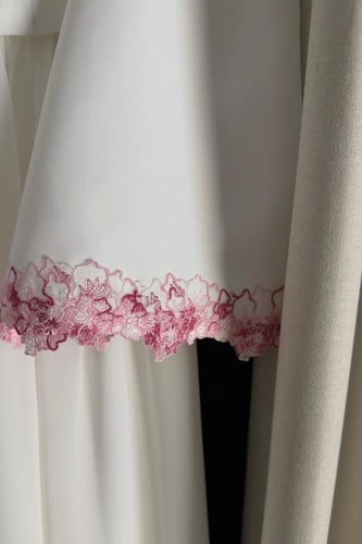 فستان اوف شولدر لون ابيض