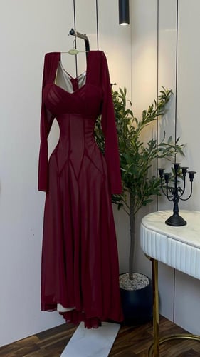 فستان ناعم اوف شولدر بعدة الوان