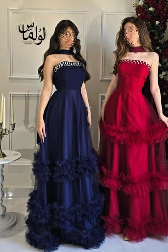 فستان سهره توب بشال خارجي عدة الوان