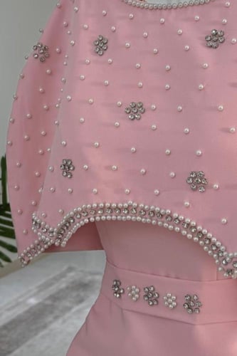 فستان ناعم اوف شولدر بعدة الوان