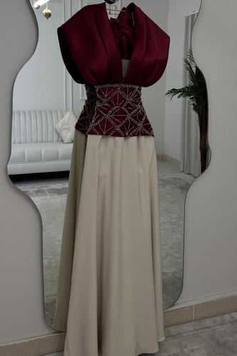 فستان سهره أوف شولدر بعدة الوان