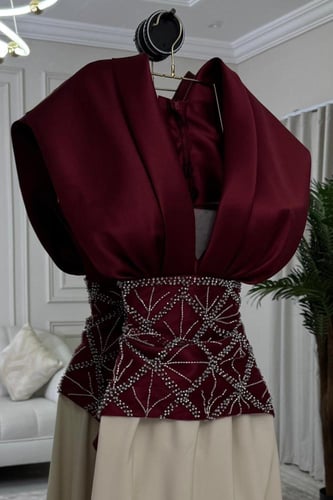 فستان سهره أوف شولدر بعدة الوان