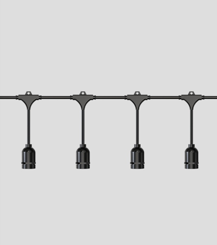 مجموعة إنارة عقدية (مع المصابيح ) بطول 12.5 متر