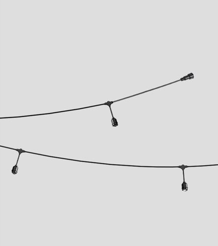 مجموعة إنارة عقدية (مع المصابيح ) بطول 12.5 متر