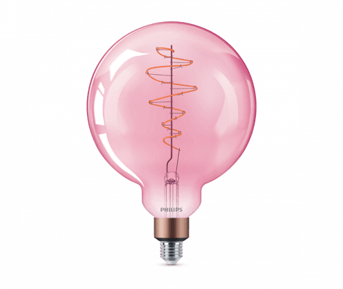 مصباح (ليد) كلاسيكي كبير وردي 4.5 واط ديمر( G200 )...