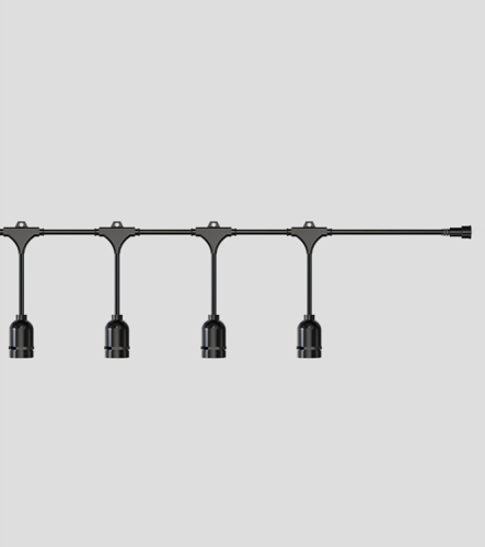 مجموعة إنارة عقدية (مع المصابيح ) بطول 12.5 متر