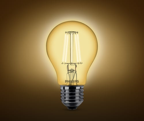 مصباح (ليد) كلاسيكي شفاف 4 واط - A60 PHI-929001237...