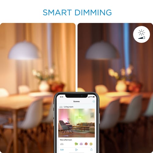 مصباح شمعة ذكي ويز بتقنية الواي فاي E14 - ملون - P...