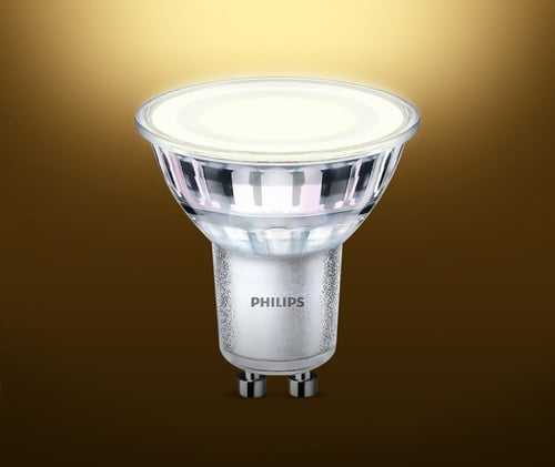 اسبوت (ليد) كلاسيكي قاعدة GU10 ديمر ابيض دافئ 5.5...