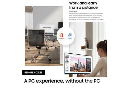 شاشة عرض سمارت مسطحة UDH من سامسونج بعرض 79.7 سم و...