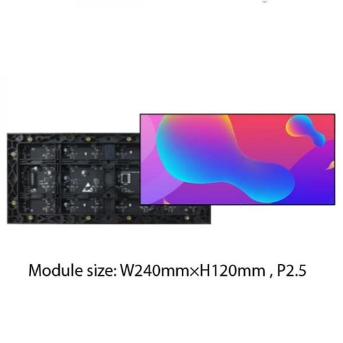 شاشة مكعب مستطيل عرض 1.56 إرتفاع 3.84 متر مساحه إج...