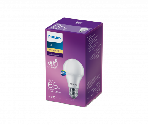 مصباح لمبة ليد عادي ابيض دافئ 9 واط - GEN5 PHI-929...