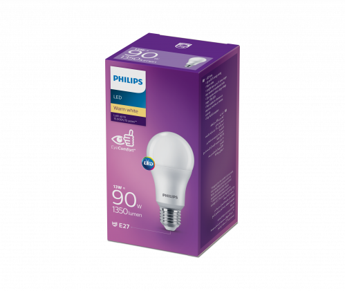 مصباح لمبة ليد عادي ابيض دافئ 13 واط - GEN5 PHI-92...