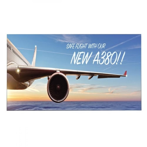 شاشة فيديو وول بعرض 2.43 متر وإرتفاع 1.37 متر (مدى...