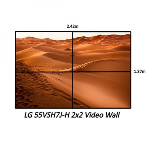 شاشة فيديو وول بعرض 2.42 متر و إرتفاع 1.37 متر (مد...