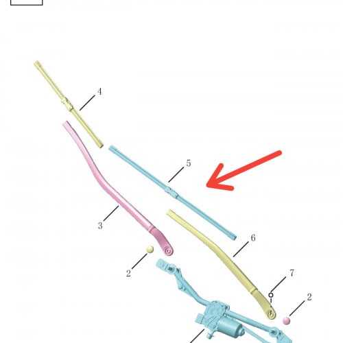 مساحات زجاج امامي يمين جيلي بينراي