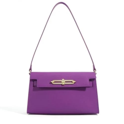 genuine leather - purple