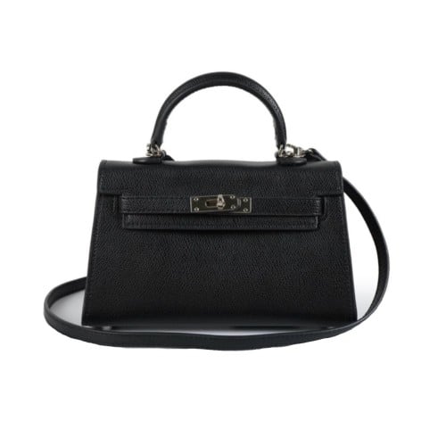 22cm Fullblack-silver hardware