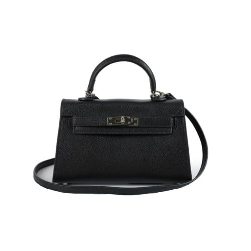 19cm Fullblack -silver hardware