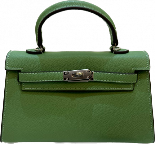 22cm light green -silver hardware