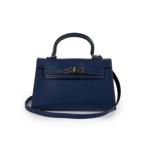 22cm Dark Blue-silver hardware