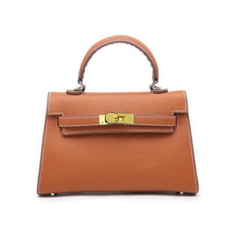 22cm Brown- Gold hardware