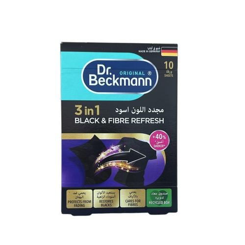 دكتور بيكمان | أوراق مجدده للون الأسود - 10 ورقات