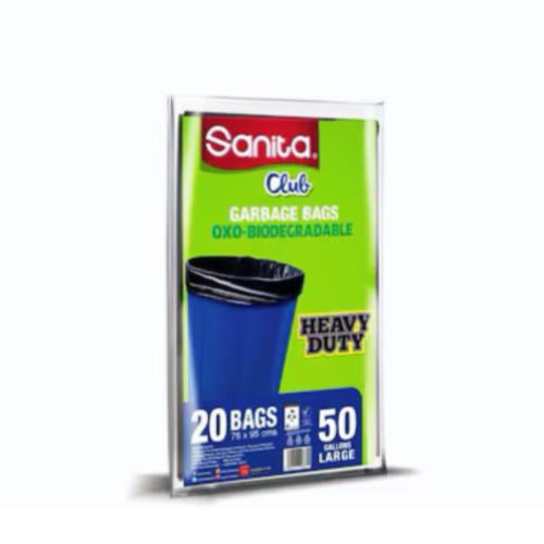 سانيتا | اكياس نفايات عالية المتانة 50 جالون - 20...