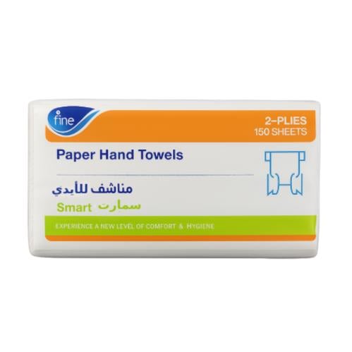 فاين | مناشف للأيدي سمارت طبقتين - 150 منشفة