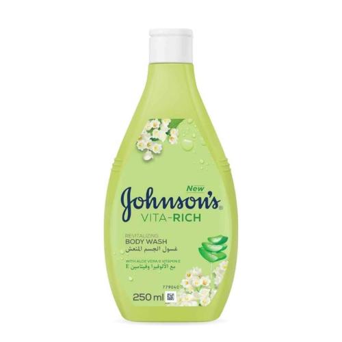 جونسون | سائل صابون استحمام مع فيتامين E و الالوفي...