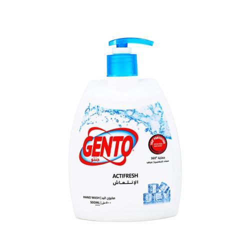 جنتو | صابون يدين برائحة الإنتعاش 500 مل